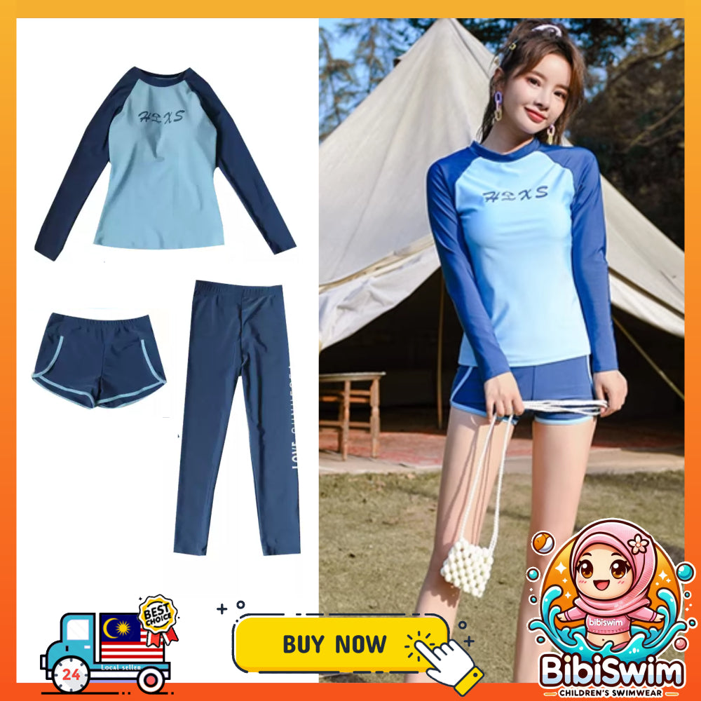 BIBISWIM Modest 3-Piece Swim Set