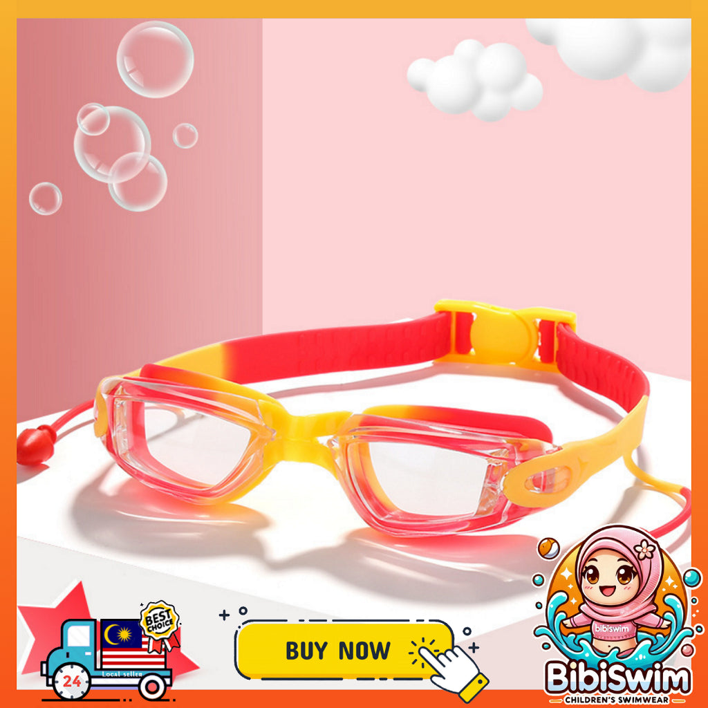 BIBISWIM Kids Anti-Fog Swim Goggles