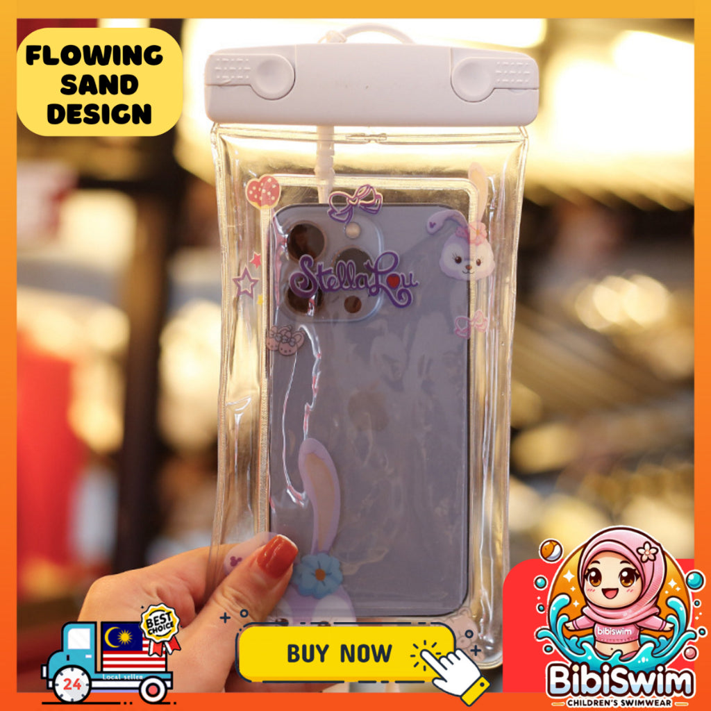 BIBISWIM Cartoon Waterproof Phone Pouch