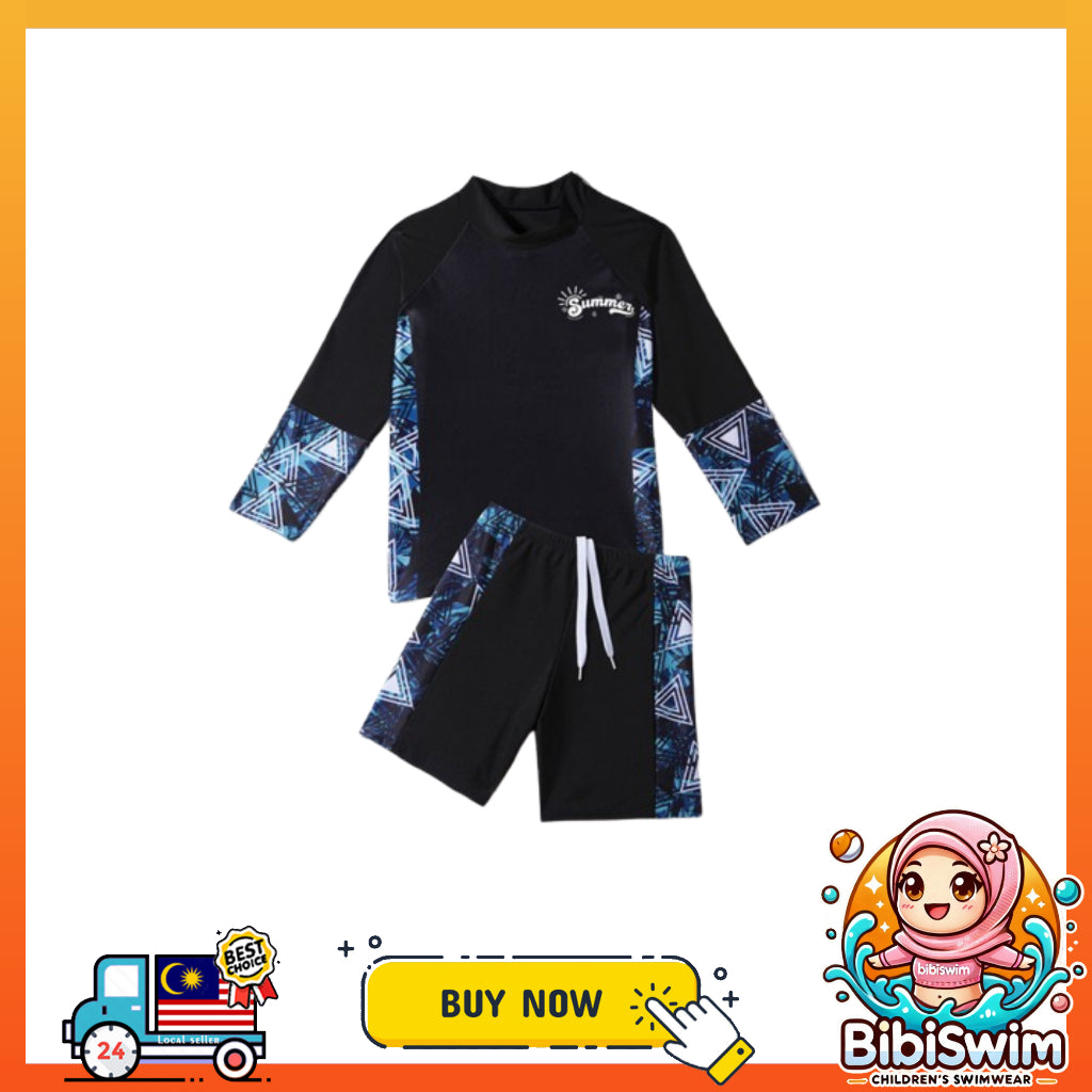 BIBISWIM Kids' 2-Pc Swim Set