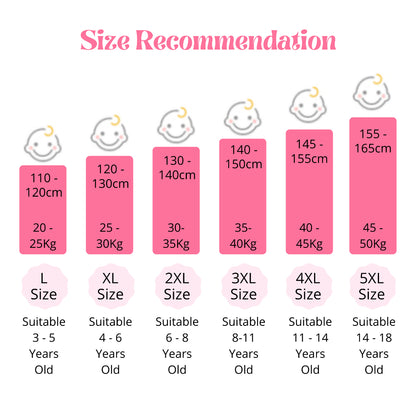 BIBISWIM Girls Long Sleeve Swim Set