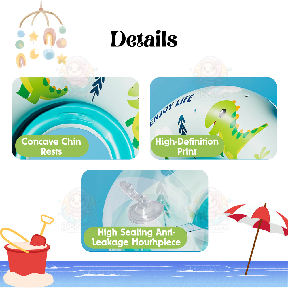 BIBISWIM Inflatable Baby Neck Float