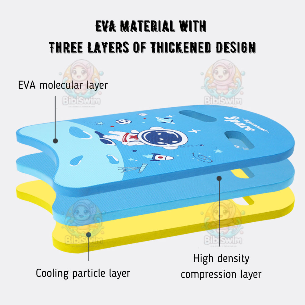 BIBISWIM EVA Swim Kickboard 24 Cartoon