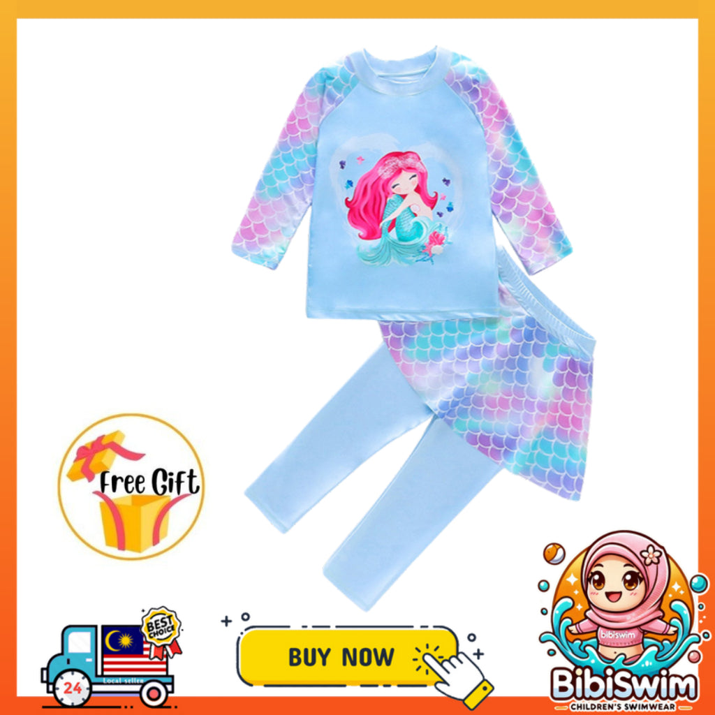 BIBISWIM UPF50 Mermaid Swim Set