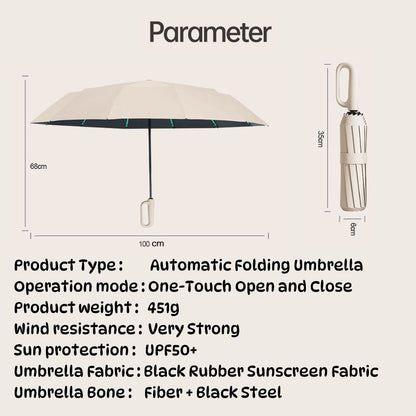 BIBISWIM Heavy Duty Auto UV Umbrella