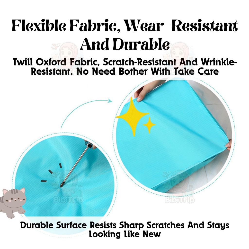 BIBISWIM 10-in-1 Packing Cube Travel Set