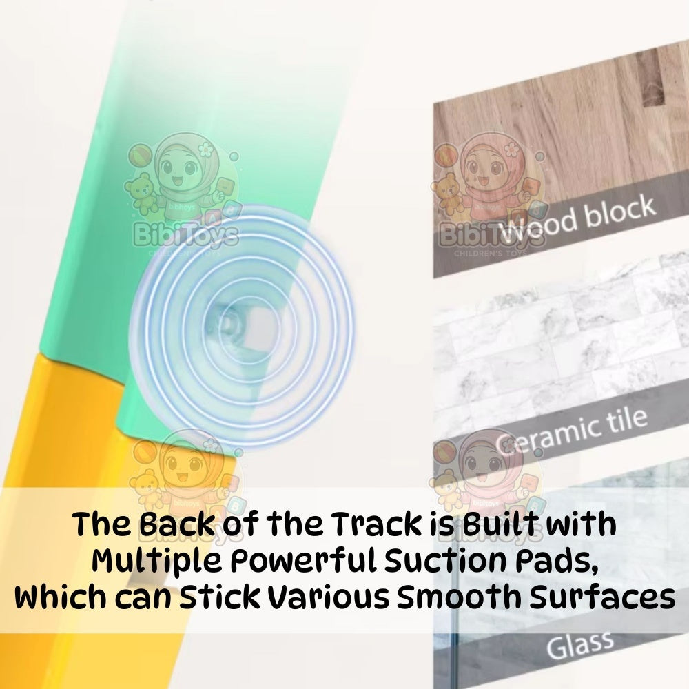 BIBISWIM Bath Ball Water Slide Track