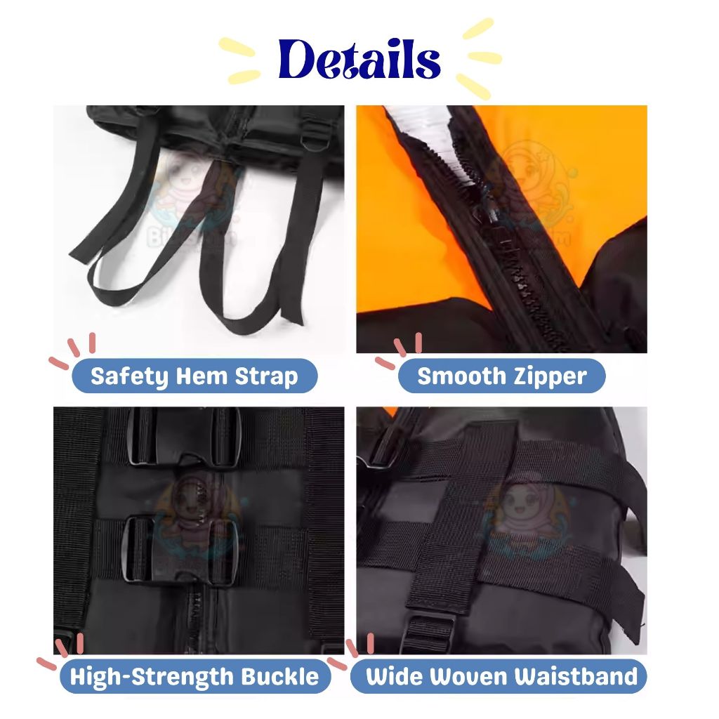 BIBISWIM Adjustable Buoyancy Swim Vest