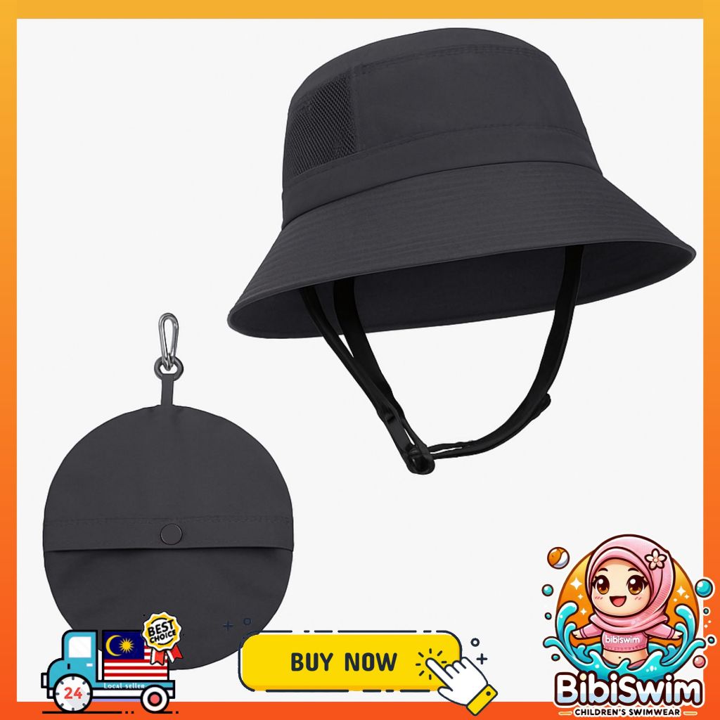 BIBISWIM UPF50+ Windproof Quick-Dry Bucket Hat