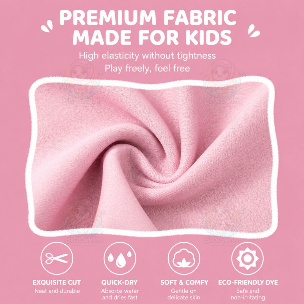 BIBISWIM Seaside Cartoon Baby Girl Swimsuit