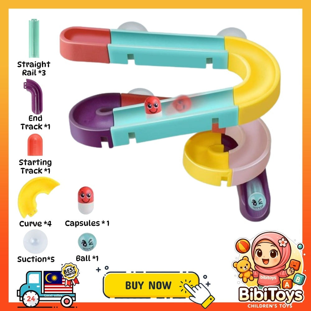 BIBISWIM Bath Ball Water Slide Track