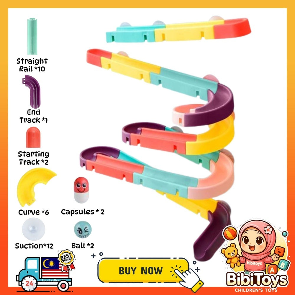 BIBISWIM Bath Ball Water Slide Track