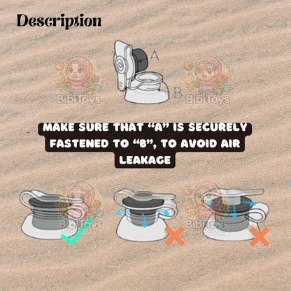 BIBISWIM Kids Inflatable Beach Ball Set