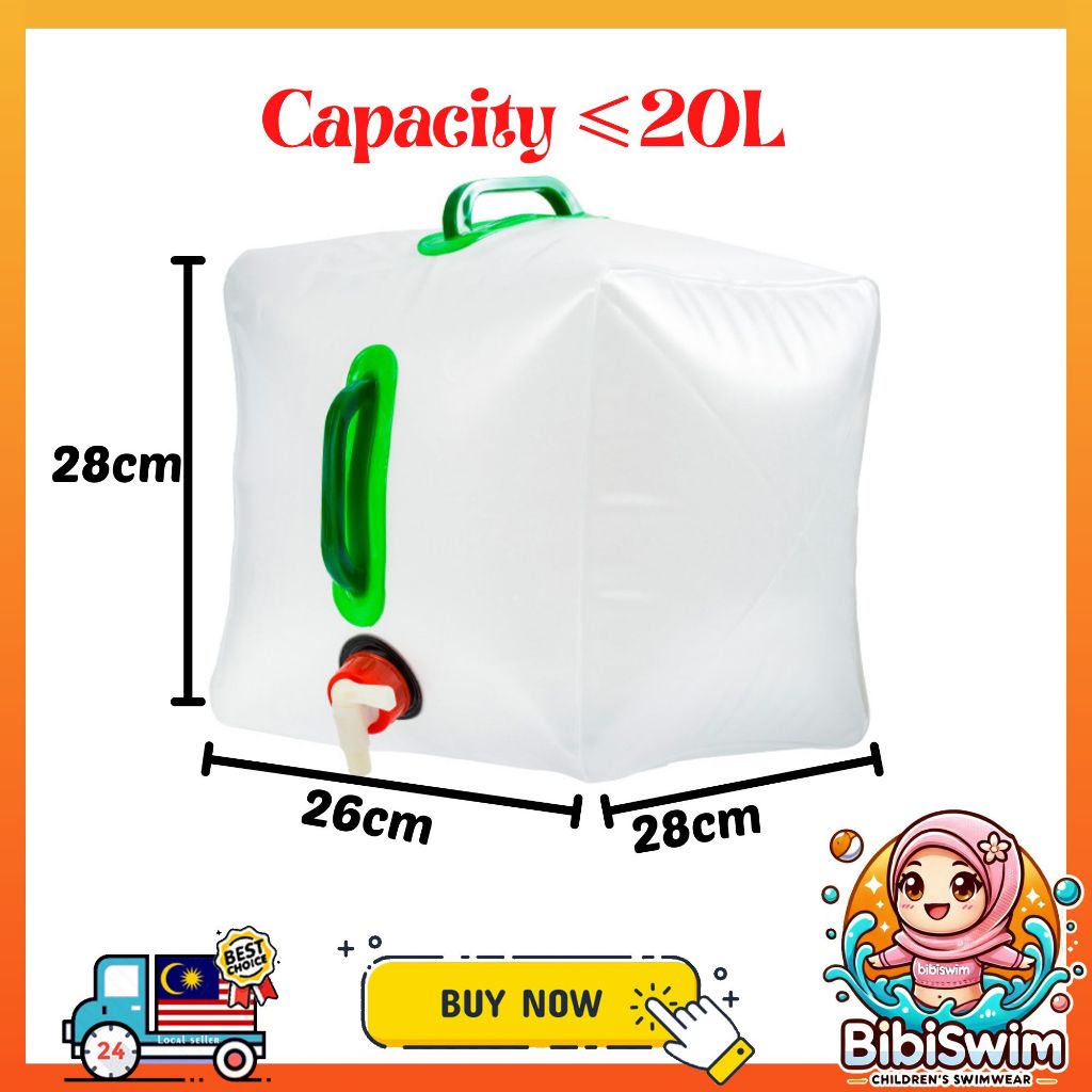 BIBISWIM Collapsible Water Carrier 8-20L