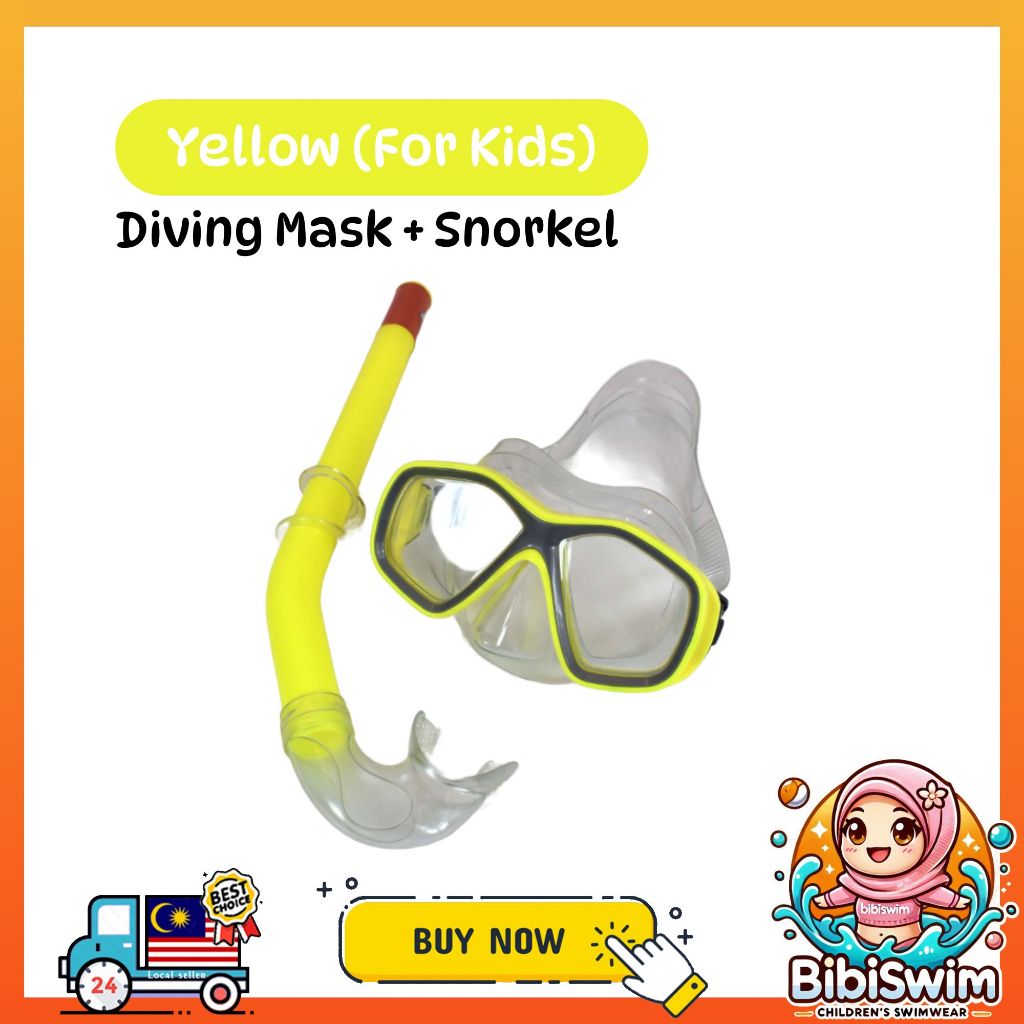BIBISWIM Anti-Fog Leakproof Snorkel Set