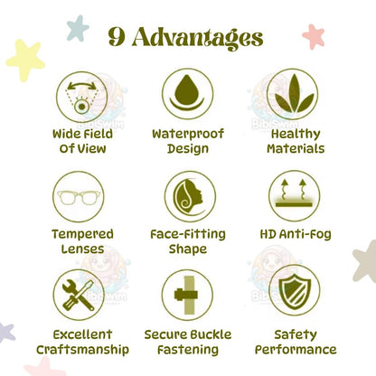 BIBISWIM Snorkel Mask with Camera Mount