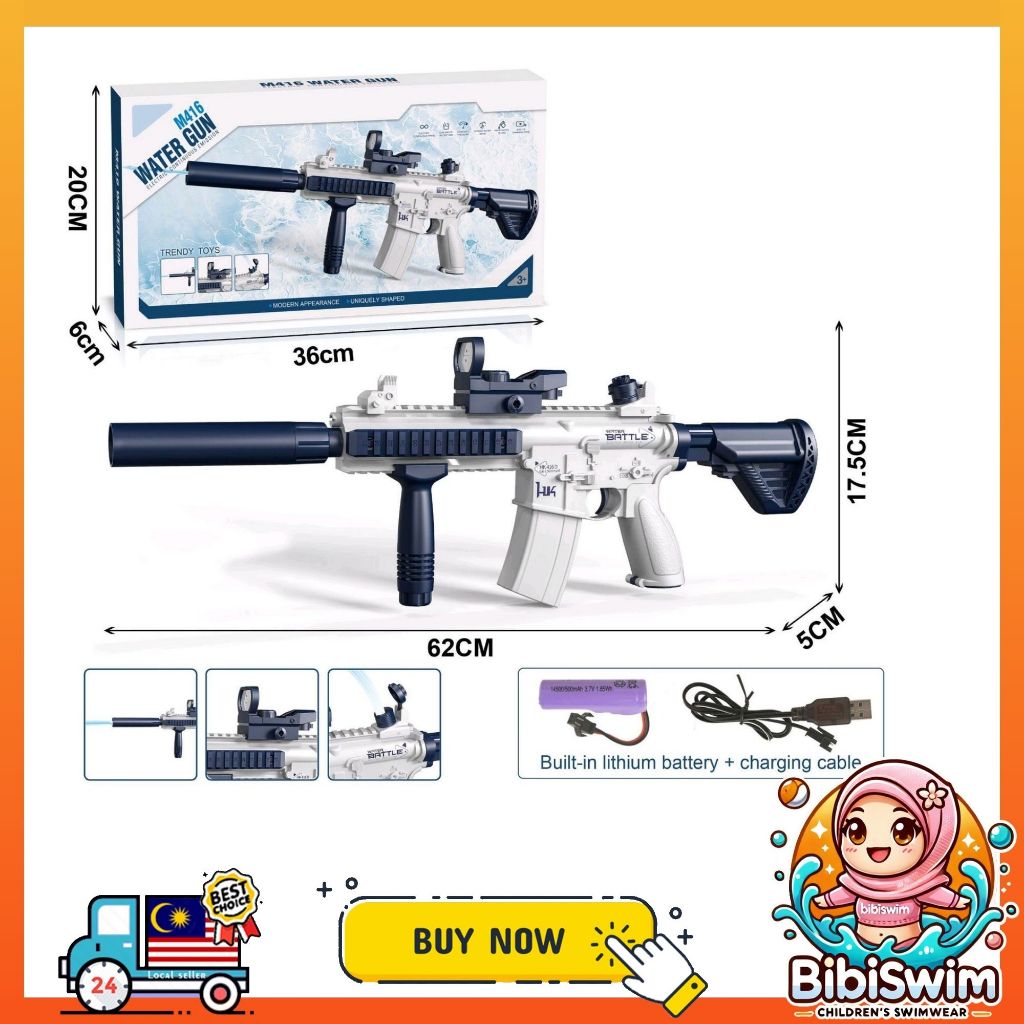 BIBISWIM Rechargeable LED Water Blaster