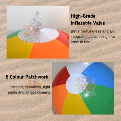 BIBISWIM Kids Inflatable Beach Ball Set
