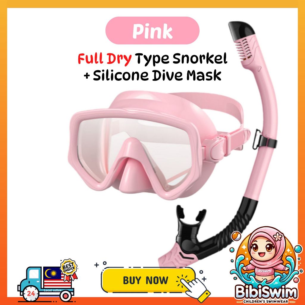 BIBISWIM 20 Color Snorkel Mask Set