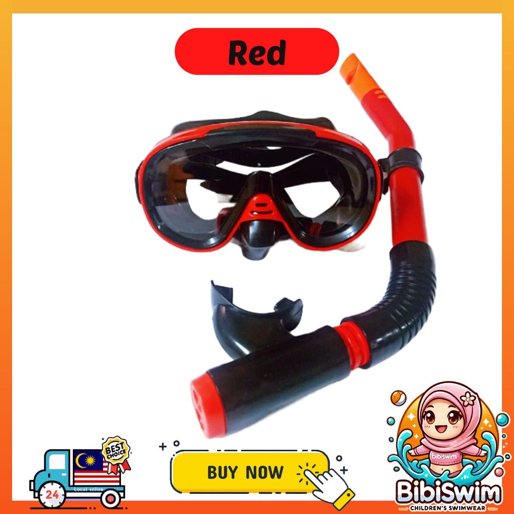 BIBISWIM 20 Color Snorkel Mask Set