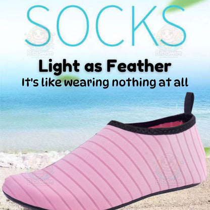 BIBISWIM Ocean Bliss Anti-Slip Water & Swim Socks