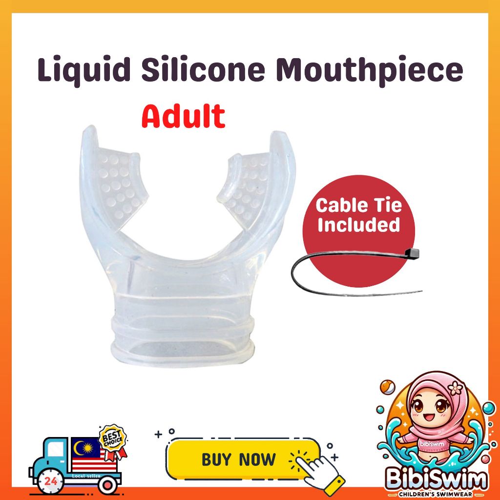 BIBISWIM Ocean Silicone Diving Snorkel Mouthpiece