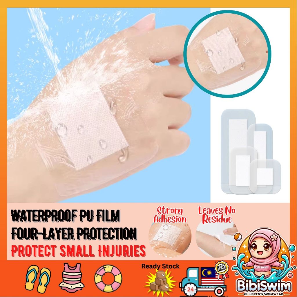 BIBISWIM Ocean Shield Waterproof Transparent Plasters