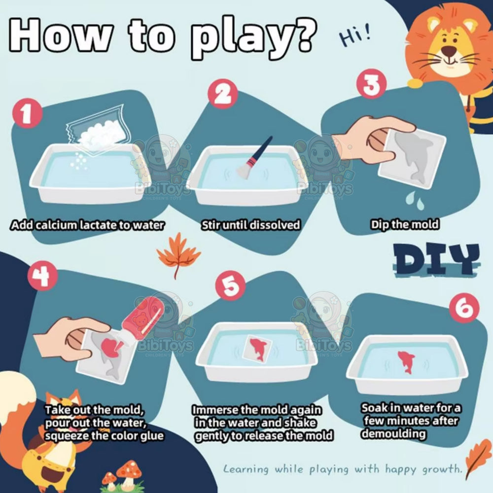 BIBISWIM Magic Water Gel Craft Kit