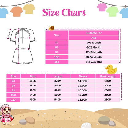 BIBISWIM Sun Guard Swimwear 0-3Y