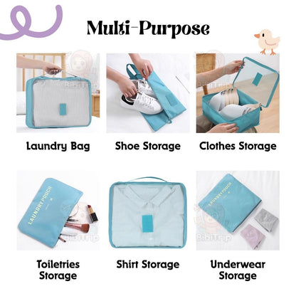 BIBISWIM 10-in-1 Packing Cube Travel Set