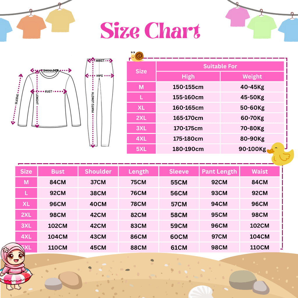 BIBISWIM Modest Plus Size Swim Set