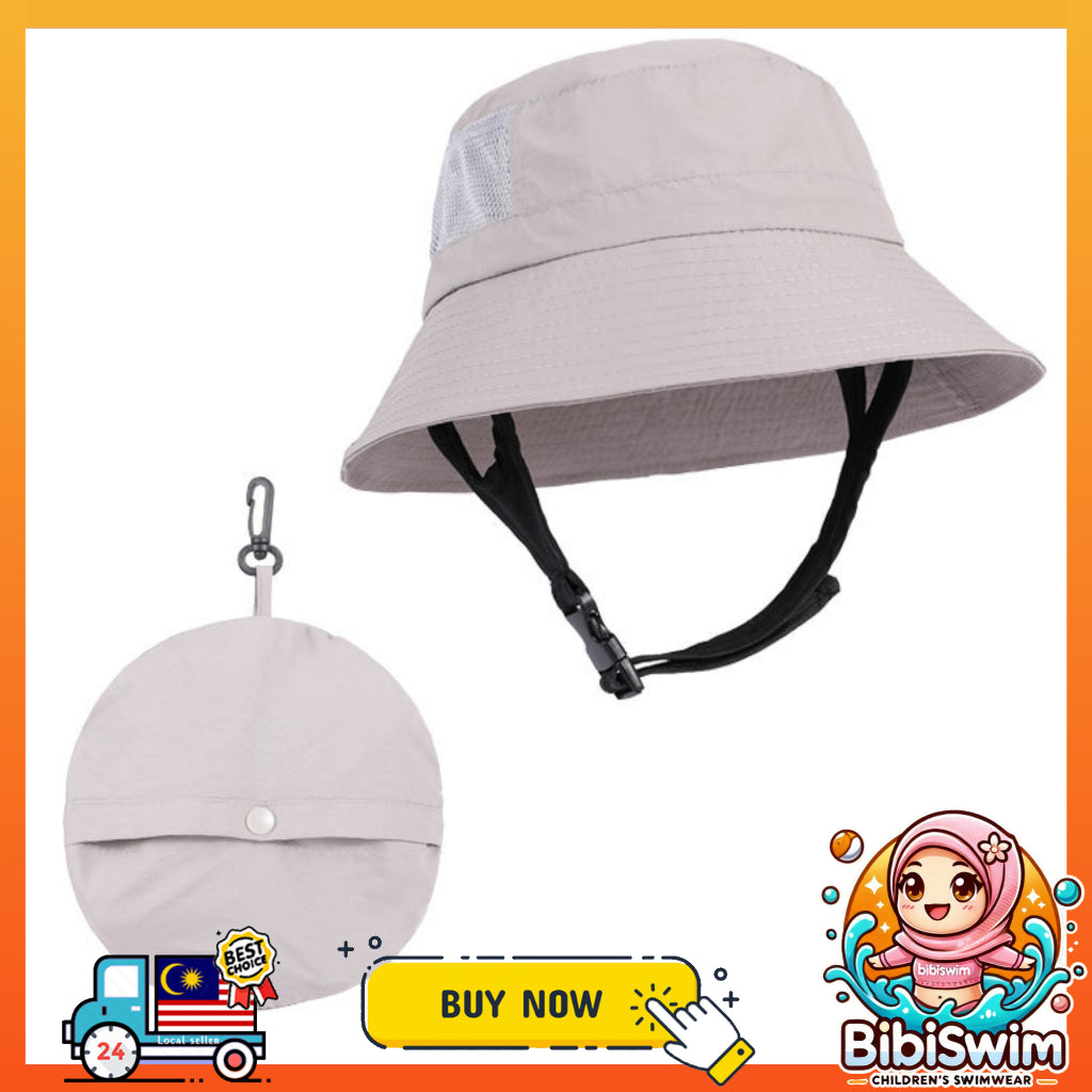 BIBISWIM UPF50+ Windproof Quick-Dry Bucket Hat