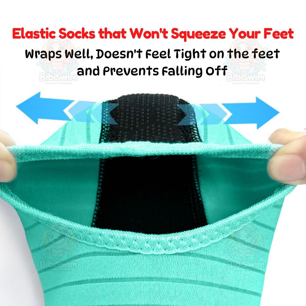 BIBISWIM Ocean Bliss Anti-Slip Water & Swim Socks