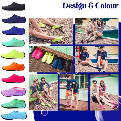 BIBISWIM Seaside Kids Anti-Slip Swim & Beach Socks
