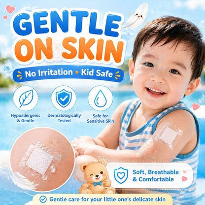 BIBISWIM Ocean Shield Waterproof Transparent Plasters