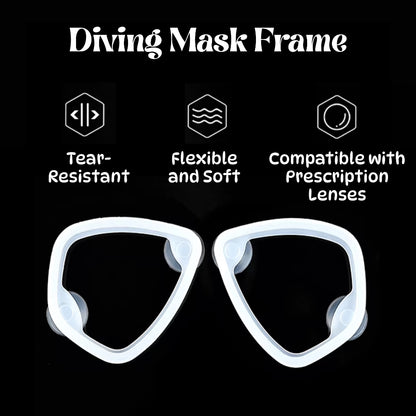 BIBISWIM Myopia Snorkel Mask Power Lens