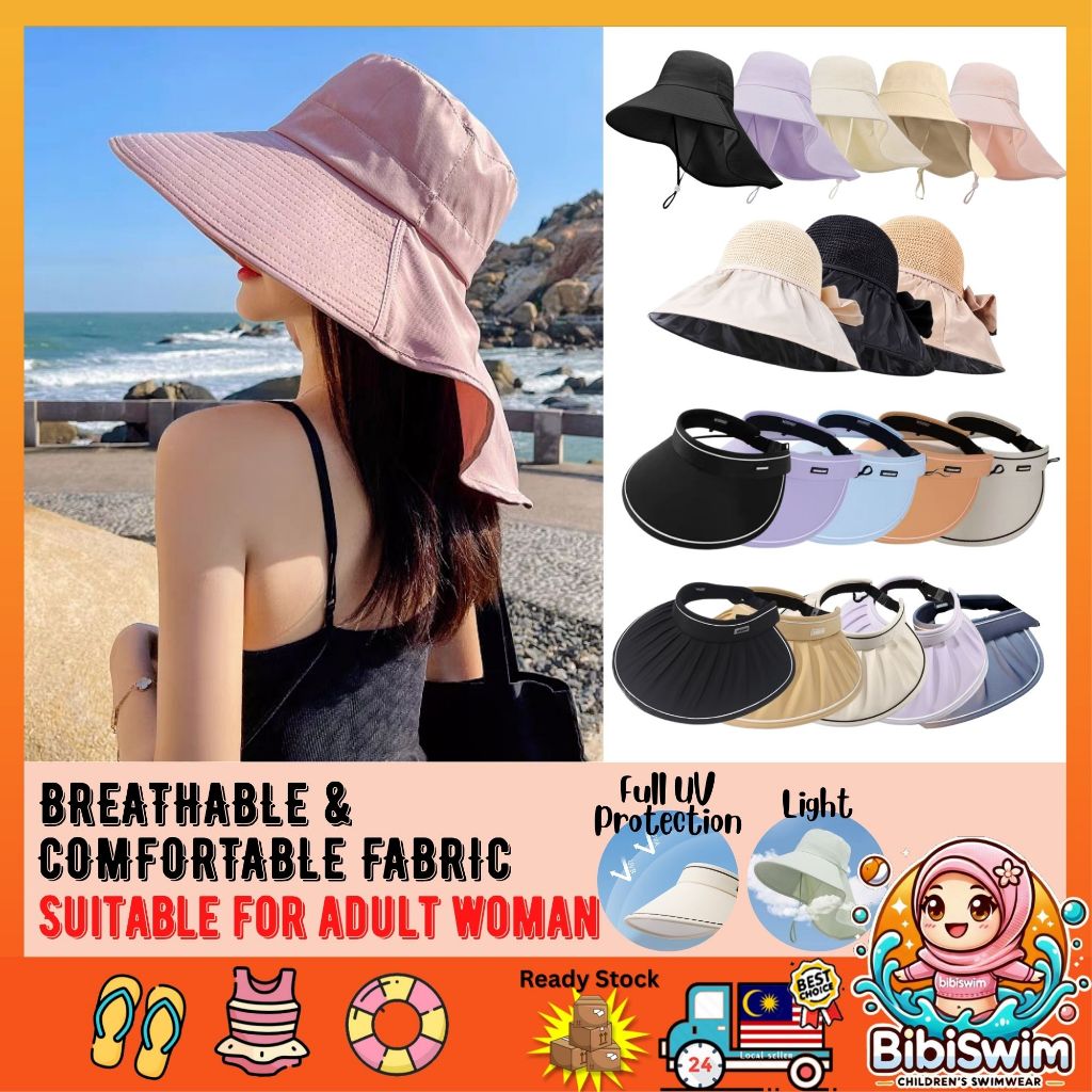 BIBISWIM Foldable Neck Flap Sun Hat