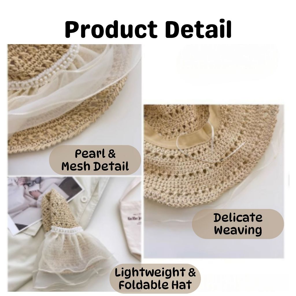 BIBISWIM Foldable Neck Flap Sun Hat