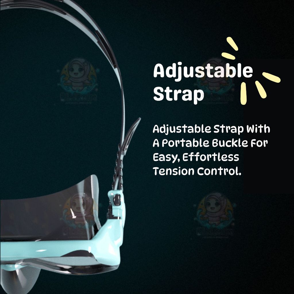 BIBISWIM 20 Color Snorkel Mask Set