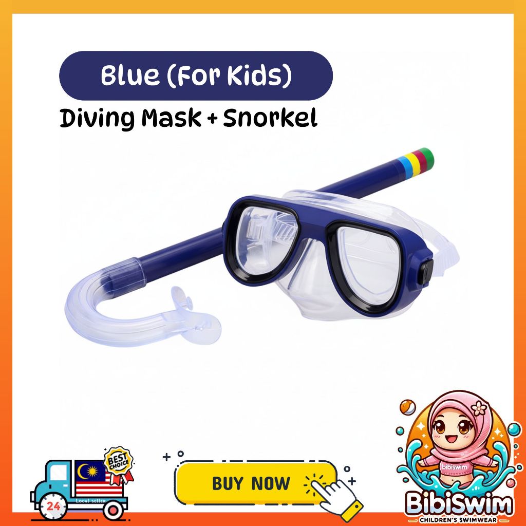 BIBISWIM Anti-Fog Leakproof Snorkel Set