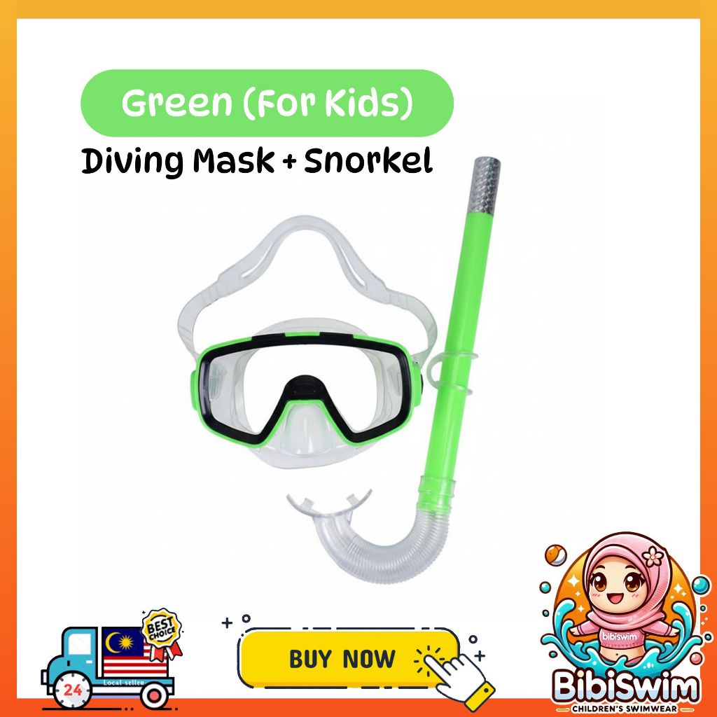 BIBISWIM Anti-Fog Leakproof Snorkel Set