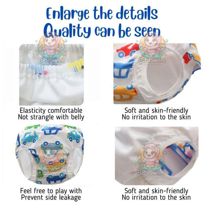 BIBISWIM Seaside Reusable Baby Swim Diapers