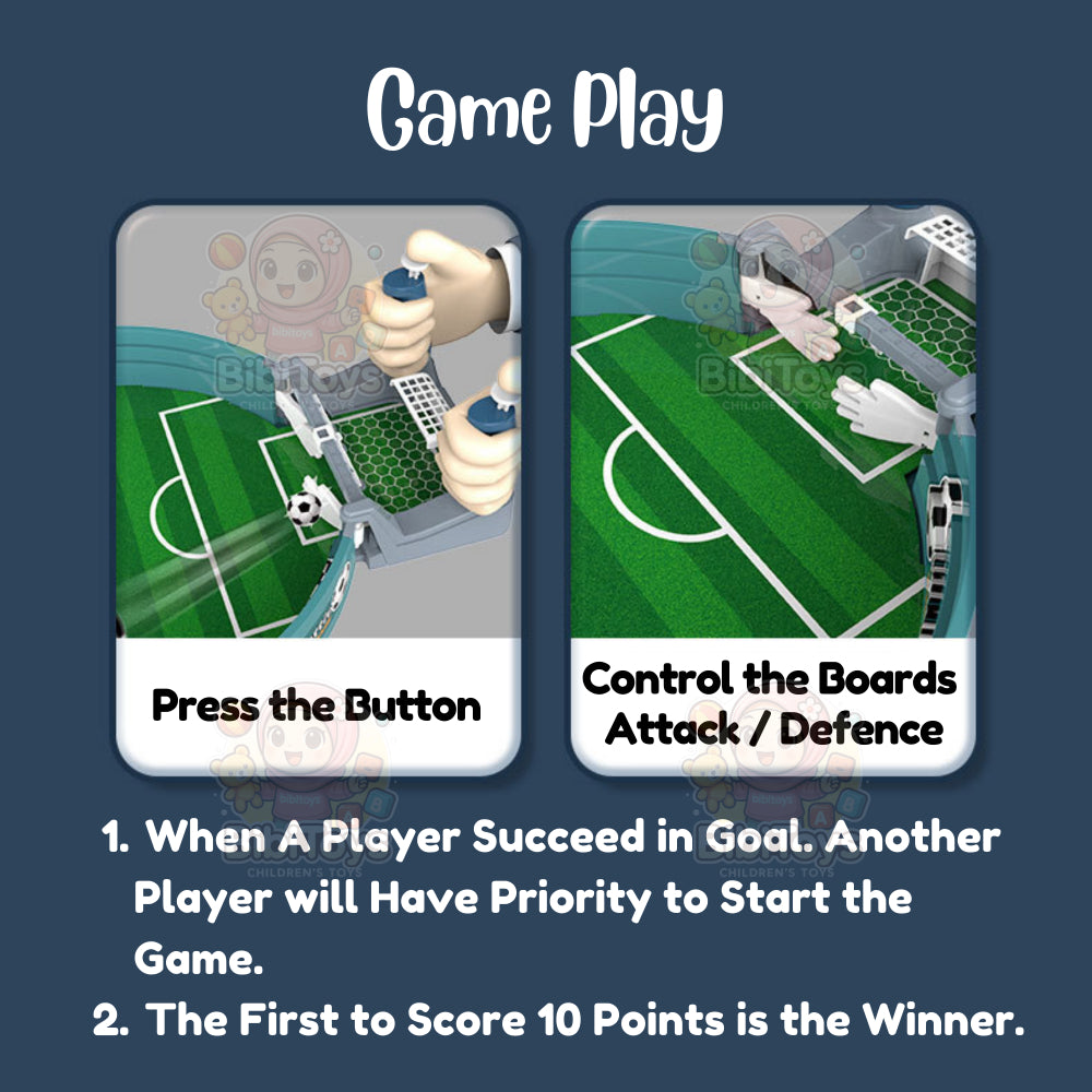 BIBISWIM Mini Foosball Table Set