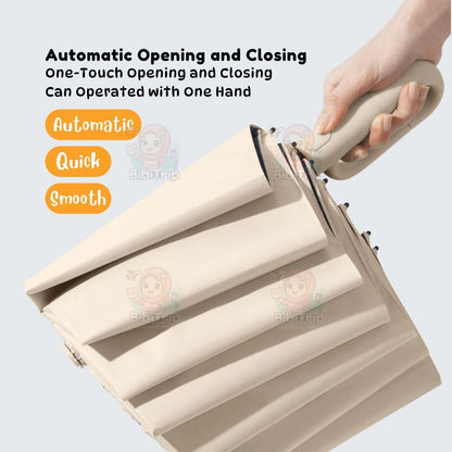 BIBISWIM Heavy Duty Auto UV Umbrella