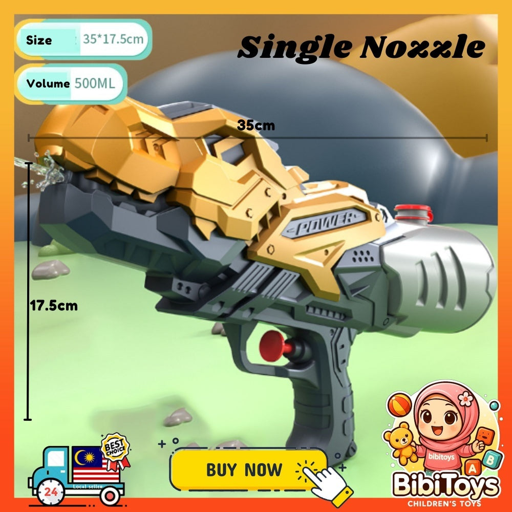 BIBISWIM Dual Nozzle Dino Water Blaster