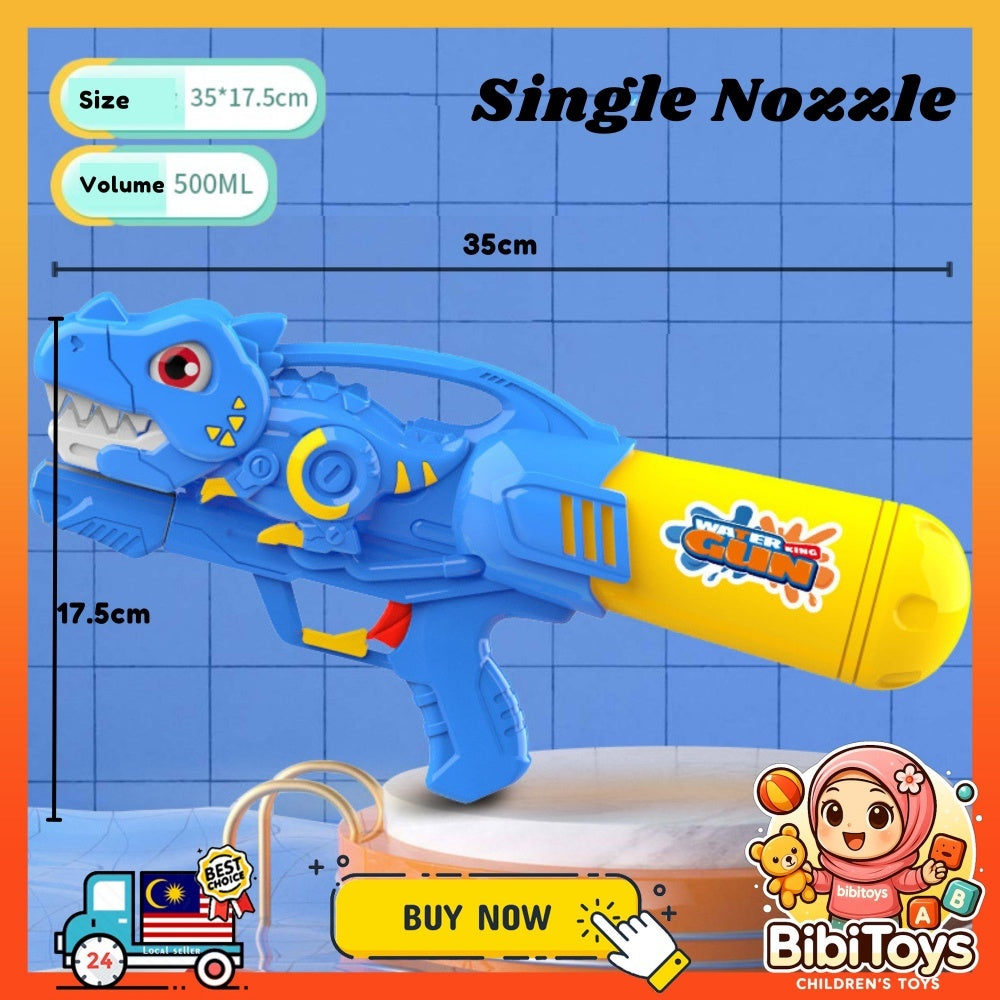 BIBISWIM Dual Nozzle Dino Water Blaster