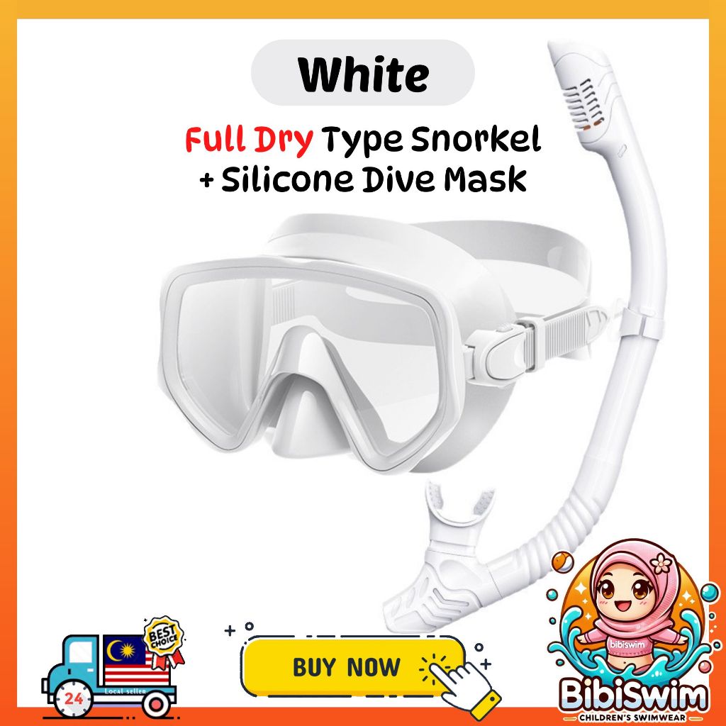 BIBISWIM 20 Color Snorkel Mask Set