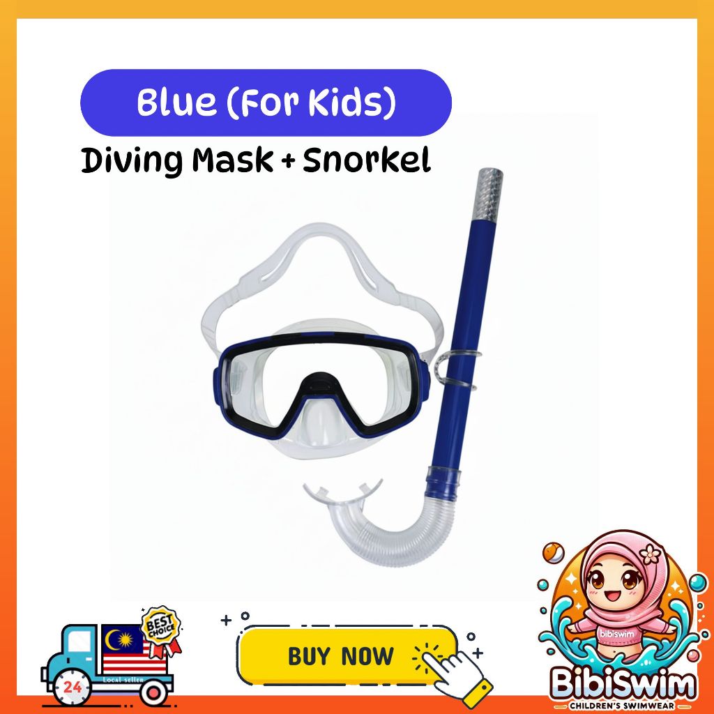 BIBISWIM Anti-Fog Leakproof Snorkel Set