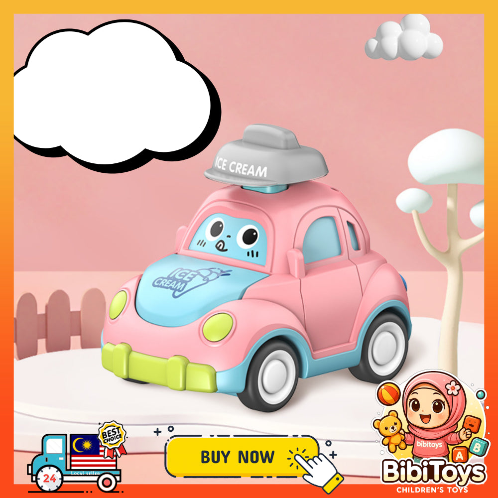 BIBISWIM Press & Go Toddler Cars