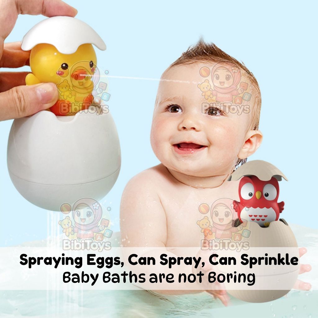 BIBISWIM Splash Spray Bath Eggs